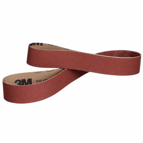384F Cloth Belt, 60+ Grit, Aluminum Oxide Abrasive, Cloth Backing