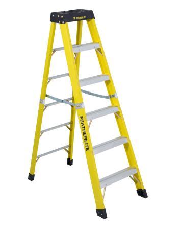 6' Step Ladder Extra Heavy Duty, Fiberglass