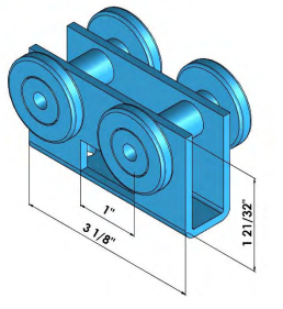 Strut 4 Wheel Trolley  
