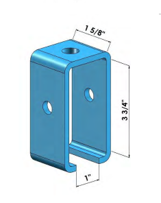 Strut Trolley Channel Support - Small  