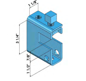 Strut Beam Clamp 7/8" Opening 