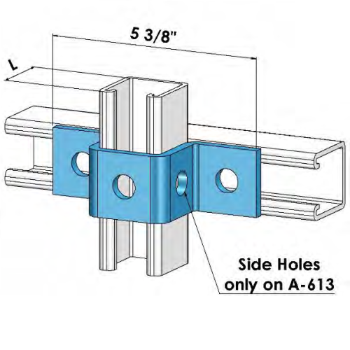 Strut U Fitting For 13/16 Strut 