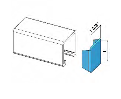 Strut End Cap 1 5/8 Strut 