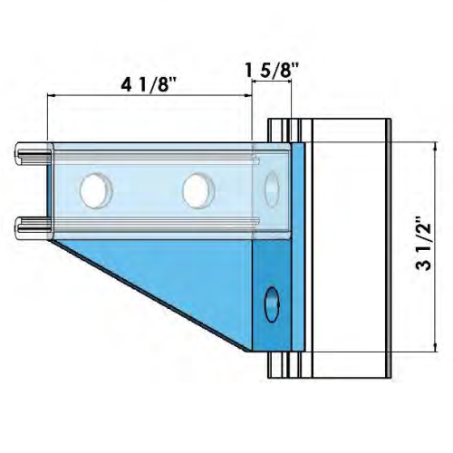 Strut 4 Hole Angle Fitting  