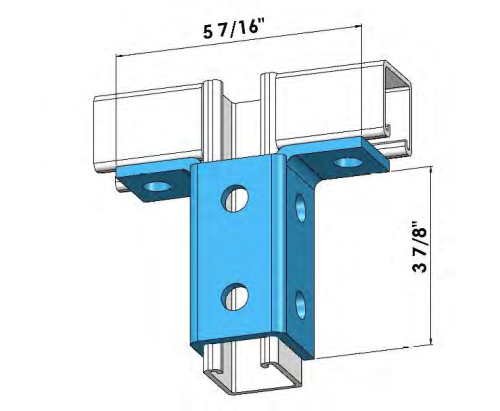 Strut 8 Hole Wing Fitting   