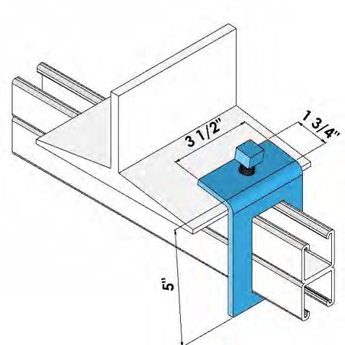 Strut Double Window Bracket Hdg