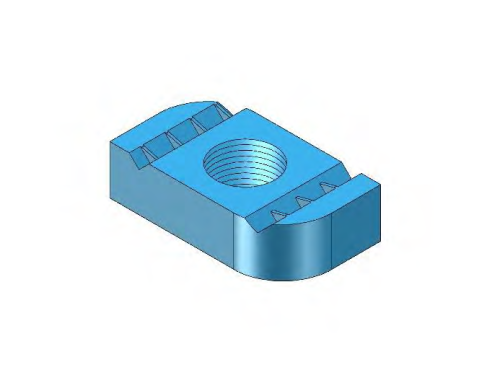 Strut 7/8 Clamp Nut - No Spring