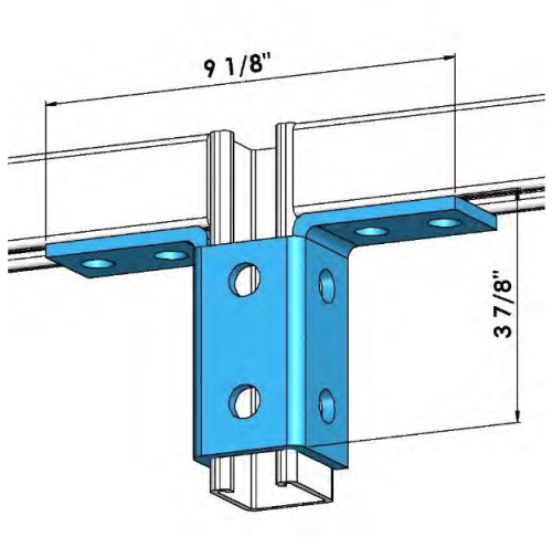 Strut 9 Hole Wing Fitting