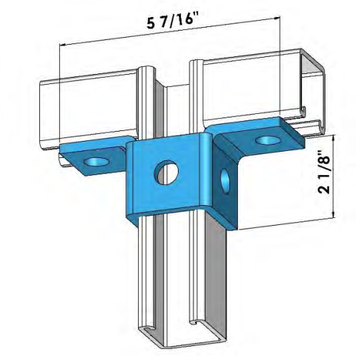Strut 5 Hole Wing Fitting  