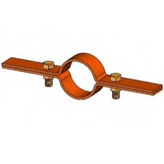 1-1/2" Riser Clamp Copper (50)