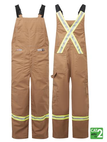 Bib Pants Style 3122 - WS - Carmel 12oz