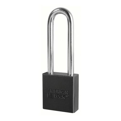 American Lock A1207BLK Rekeyable Pin Padlock