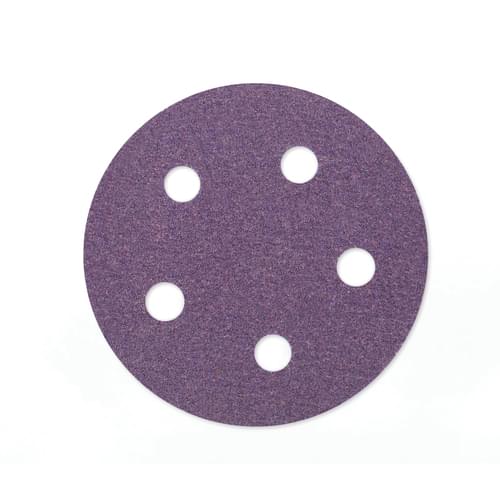 Cubitron, II Hookit, Paper D/F Disc, 732U, 5 holes, 220+, C-weight, 6 holes, 5 in x NH