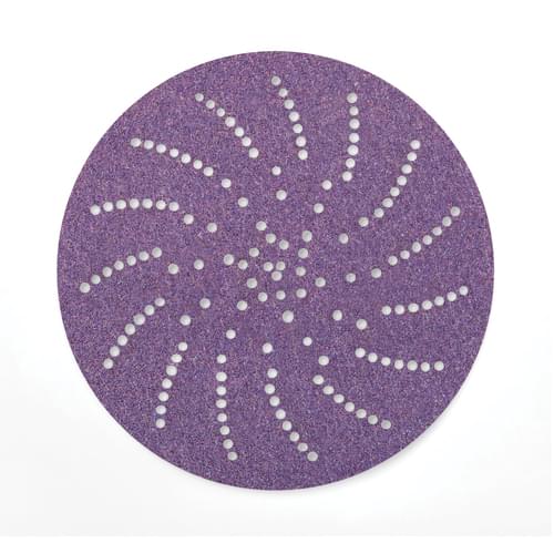 Cubitron, II Hookit, Clean Sanding Film Disc 775L, film backing, 320+, 3 MIL, 6 in x NH, 152.4 mm x NH
