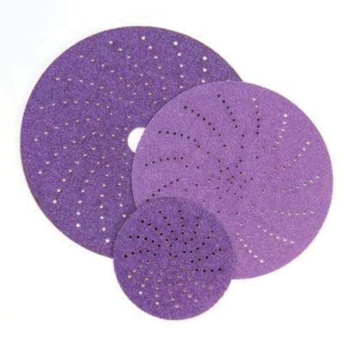 Cubitron, II Hookit, Clean Sanding Abrasive Disc 31376, 8 in, 80+ Grade, 25 Discs/Carton, 4 Cartons/Case