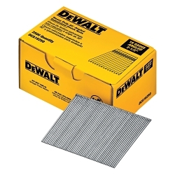 20 deg Heavy Duty Finishing Nail, 2-1/2 in L, Bright, Steel, Chisel Point