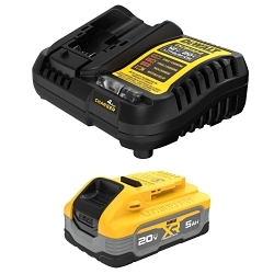Battery, 5 Ah Battery Li-Ion Battery, 20 V Charge, For Use With DEWALT 20 V MAX* Tools