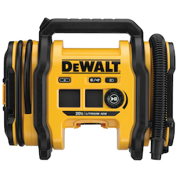 Corded/Cordless Air Inflator, 1/4 in Thread, 29 in High Pressure Hose
