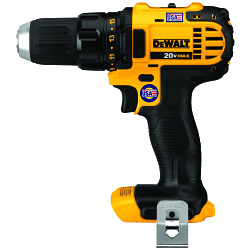 Compact Lightweight Cordless Drill/Driver Kit 1/2 in Chuck, 20 V DC