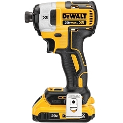 Compact Lightweight Cordless Impact Driver Kit 1/4 in Hex Drive