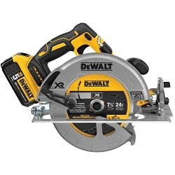  Brushless Motor Rear Pivot Cordless Circular Saw Kit,  7-1/4 in Dia Blade