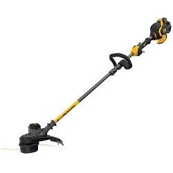 Cordless String Trimmer, 15 in W Cutting, 52 in L Straight Shaft