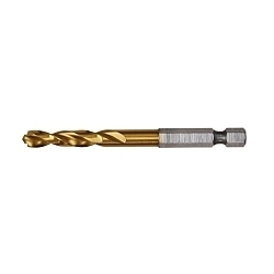 Heavy Duty Hex Shank Drill, 1/4 in Drill, 0.25 in Drill - Decimal Inch