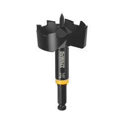Heavy Duty Self-Feed Wood Drill Bit, 2-9/16 in Dia, 6 in OAL, 7/16 in Shank