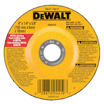 General Purpose Depressed Center Wheel, 4 in Dia Wheel x 1/4 in THK Wheel