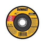 High Performance; Flat Depressed Center Grinding Wheel, 5 in Dia x 1/4 in THK