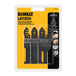 3-Piece Oscillating Blade Set, For Use With All Oscillating Tool
