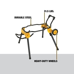 Lightweight Rolling Table Stand