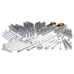 Mechanics Tool Set, 6 Points, 204 Pieces