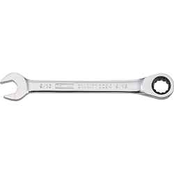 Non-Reversible Combination Wrench, 9/16 in Wrench, 12 Points