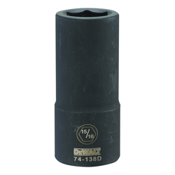 Deep Length Socket, 3/4 in, 15/16 in