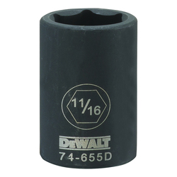 Socket, 1/2 in, 11/16 in