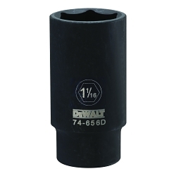 Deep Length Socket, 1/2 in, 1-1/16 in