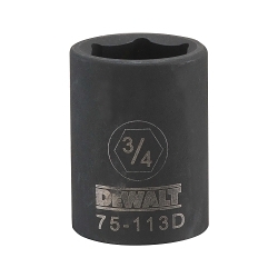 Socket, 1/2 in, 3/4 in