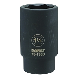 Deep Length Socket, 3/4 in, 1-3/8 in