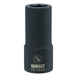 Deep Length Socket, 3/4 in, 7/8 in