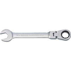 Flex Head Combination Wrench, 3/4 in Wrench, 12 Points