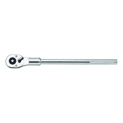 Hand Ratchet, 3/4 in Drive Pear Head 4 22 in OAL, Chrome Vanadium Steel, Full Polished