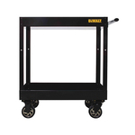 Basic Utility Cart, 32 in W x 38 in H, 500 lb Load, Black