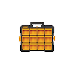 Flip Bin Organizer, 13-7/8 in H x 3-7/8 in W x 17-3/4 in D