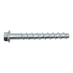 Screw-Bolt; 1-Piece Heavy Duty High Performance Screw Anchor, 1/2 in Dia, 4 in OAL, Hex Washer Head Drive