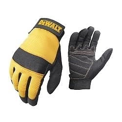 DPG20 Washable Protective Gloves, Reinforced Style, L Black