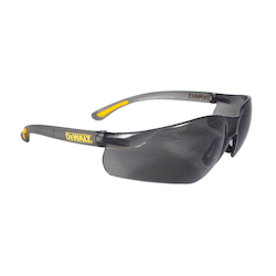 Lightweight Safety Eyewear, Smoke Lens, Frameless Frame