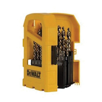High Performance Drill Bit Set, 1/2 in Max Drill Bit, 29 Pieces