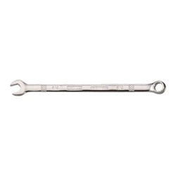 Combination Wrench, 1/4 in, 15 deg Offset, 3-31/32 in OAL, Steel, ASME B107.100
