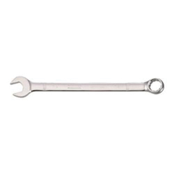 Combination Wrench, 7/8 in, 15 deg Offset, 11-21/32 in OAL, Steel, ASME B107.100